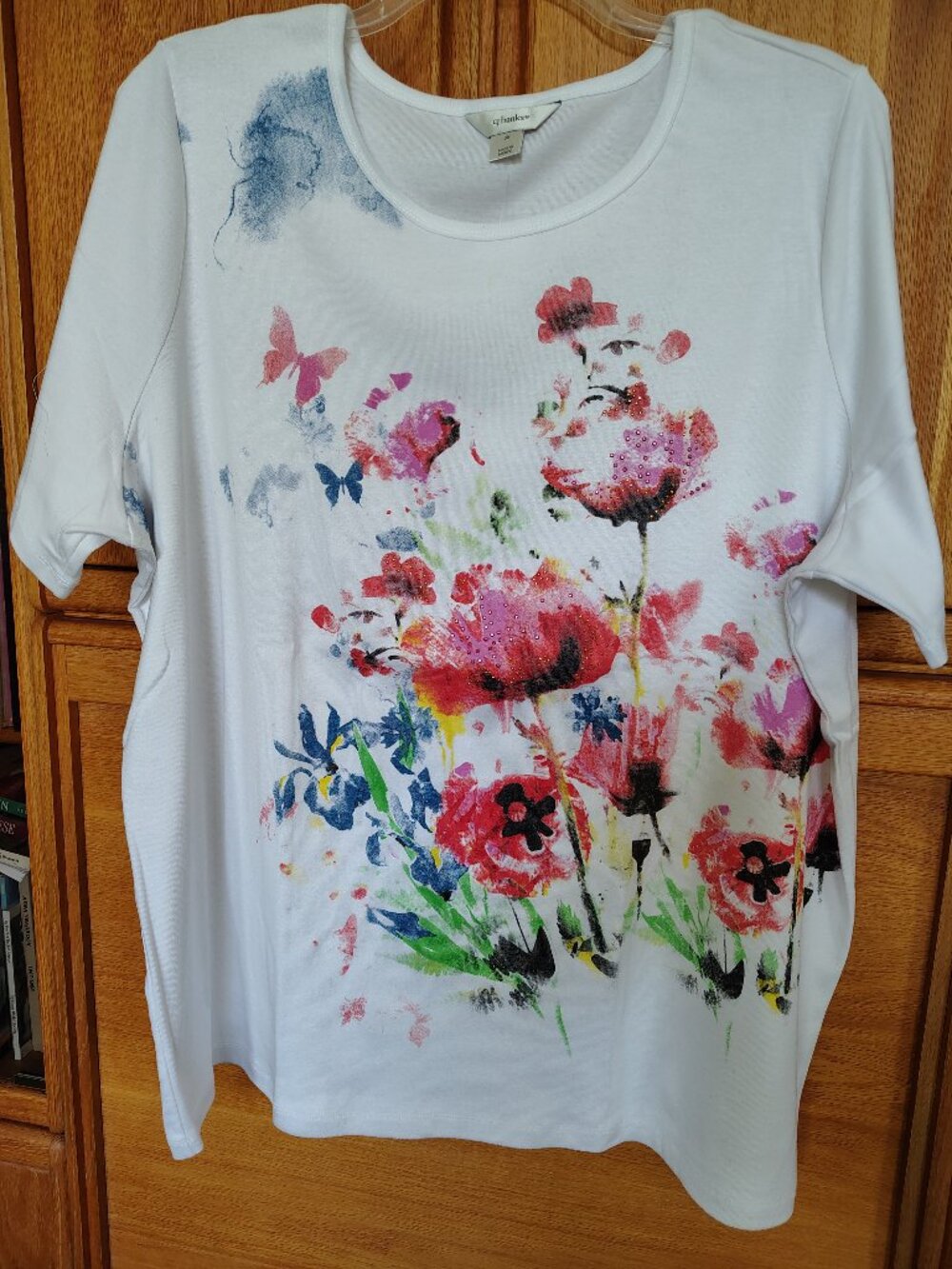 NWT CJ BANKS FLOWERED SHIRT IN WOMEN'S PLUS 3X (24/26W)
